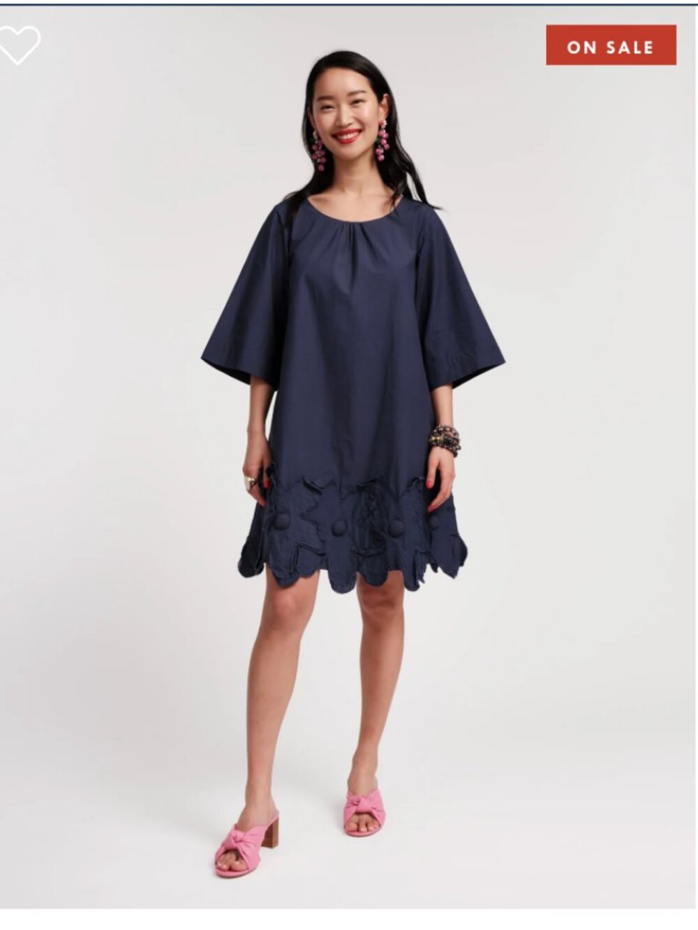 NWT - Zennia Flower Hem Dress by Frances Valentine - Picture 4 of 12